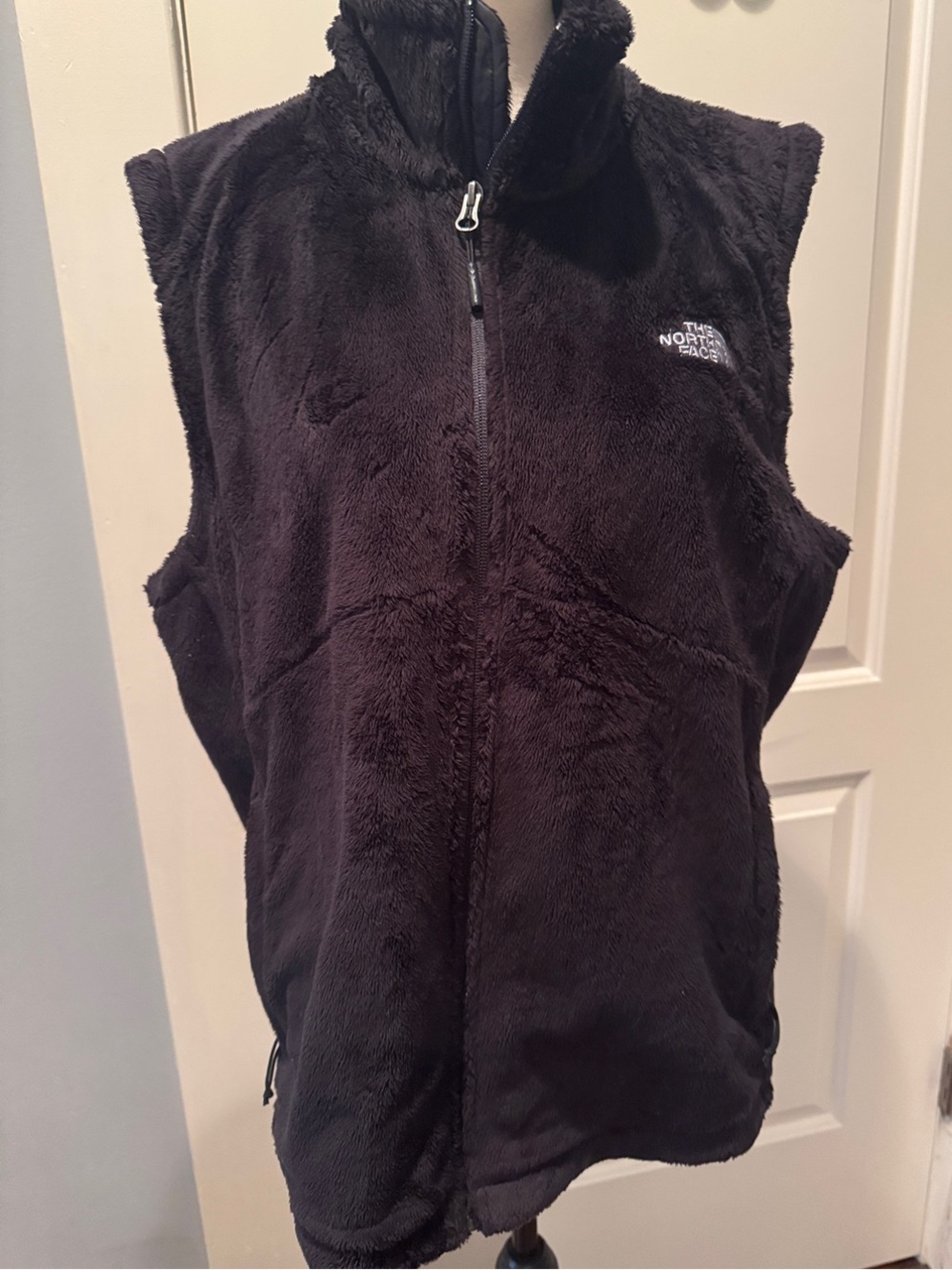 The North Face Black Plush Fleece Vest